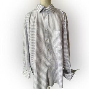 Joseph Abboud Dress Shirt w/ French Cuffs. 18.5 x 34.